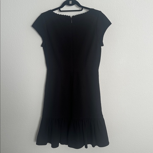 New Rebecca Taylor black honeycomb scalloped edge dress 8 - Picture 12 of 15